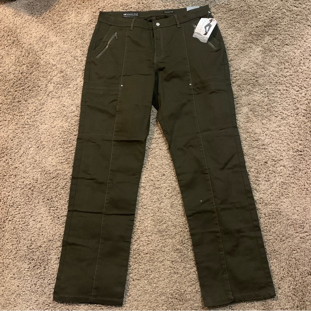NWT Lee Modern Series Straight Fit Pants 14
